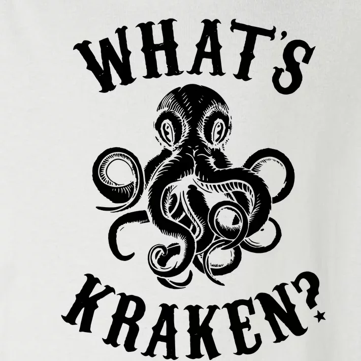 Whats Kraken Amazing Octopus Graphic Toddler Long Sleeve Shirt