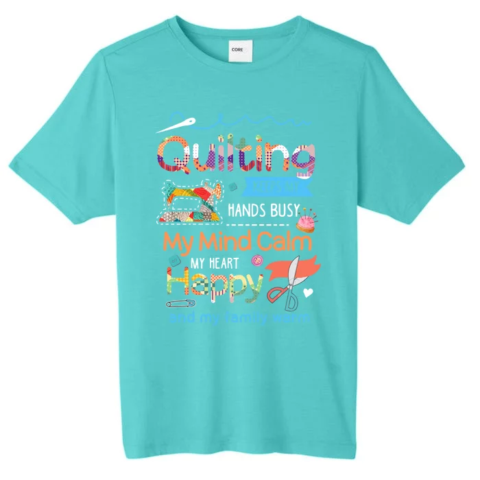 Wo Knit Crochet Knitter Gift Crocheting Knitting Lover Gift ChromaSoft Performance T-Shirt