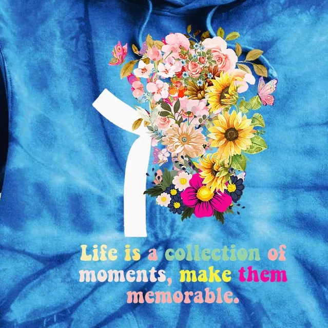 World Kidney Day Inspiring Quotes Kidney Care Flower Women Tie Dye Hoodie