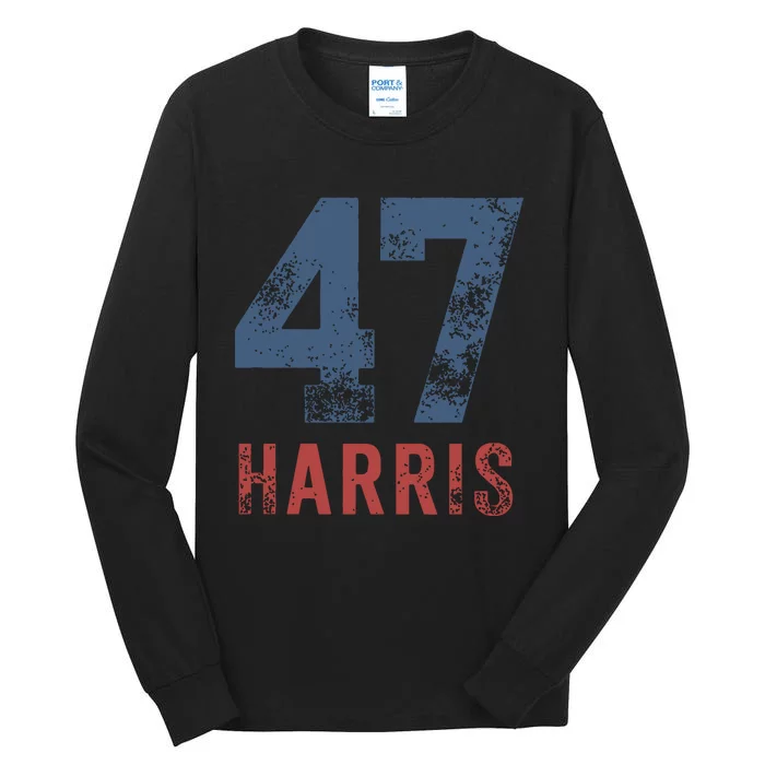 Women Kamala Harris 47 Tall Long Sleeve T-Shirt