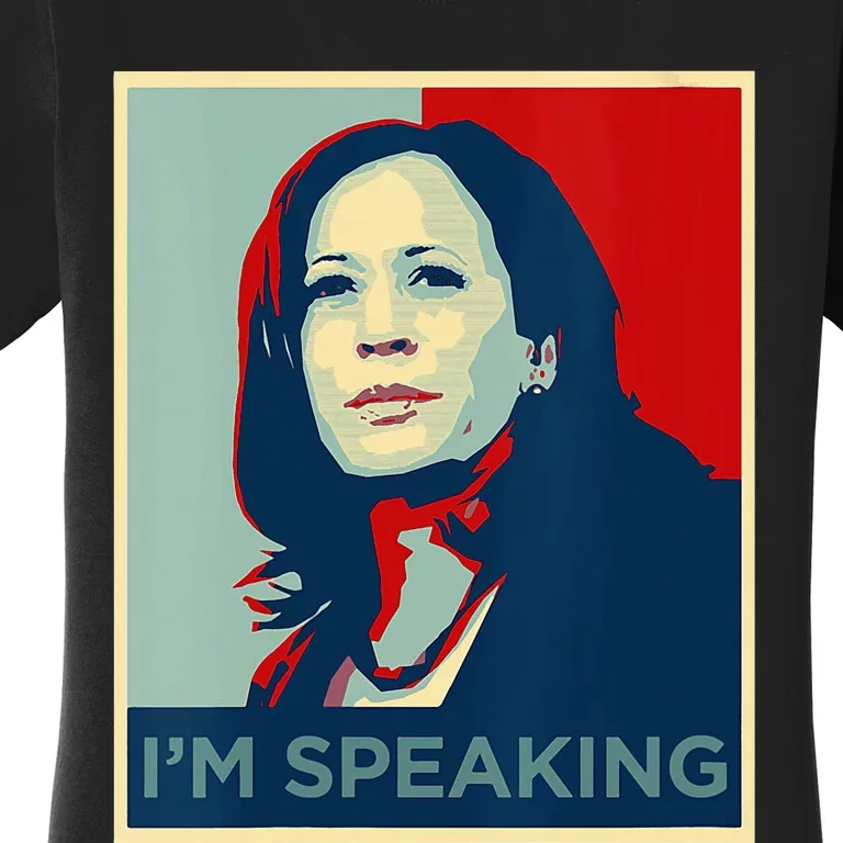 Wo Kamala Harris Im Speaking Quote Joe Biden 2024 Women's T-Shirt