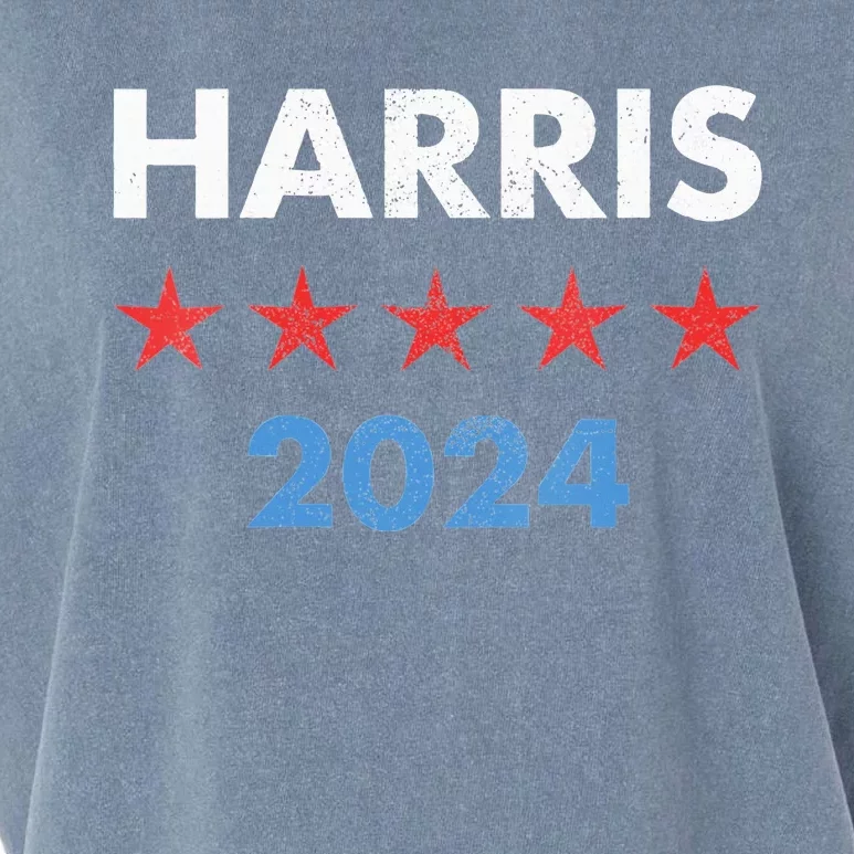 Wo Kamala Harris 2024 For President Garment-Dyed Women's Muscle Tee