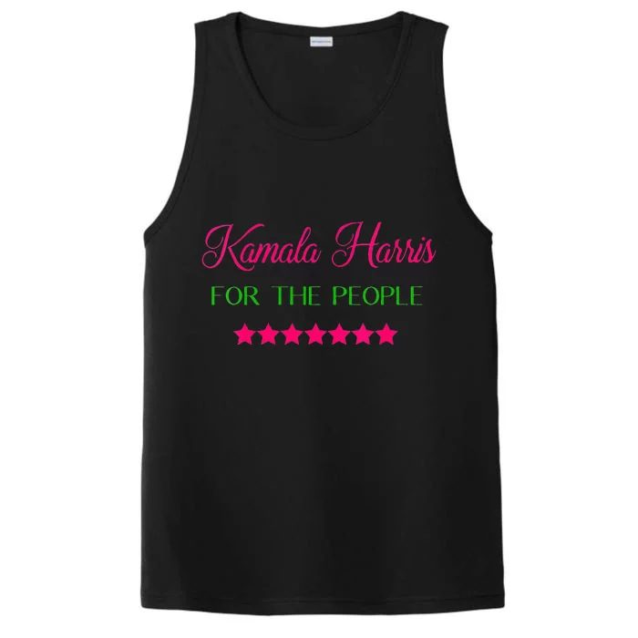 Wo Kamala Harris For The People 2024 Vice President Vote Biden Vneck Performance Tank