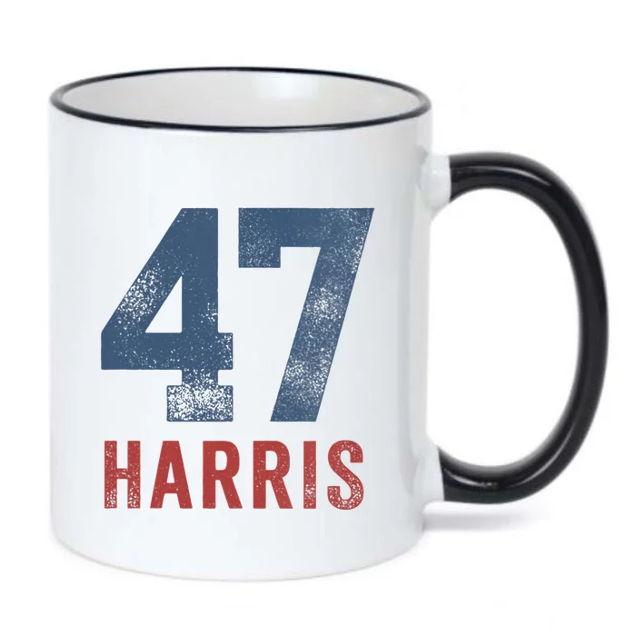 Wo Kamala Harris 47 Black Color Changing Mug