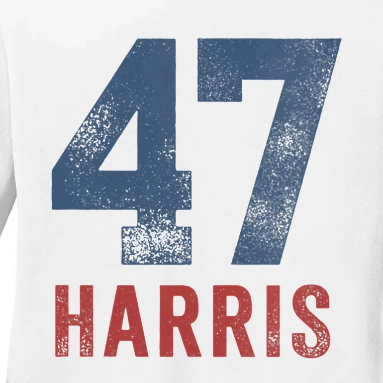 Wo Kamala Harris 47 Ladies Long Sleeve Shirt