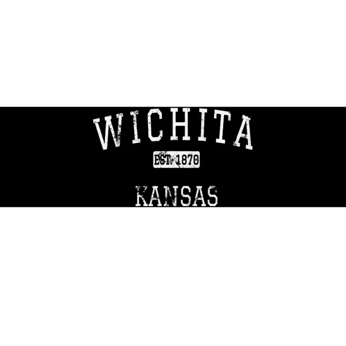 Wichita Kansas Ks Vintage Bumper Sticker