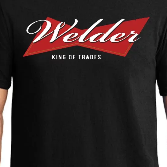 Welder King Of Trades Funny Welding Master Welder Pajama Set