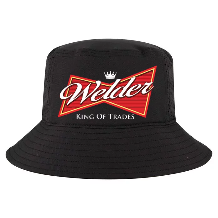 Welder King Of Trades Iron Worker Weld Welding Lover Cool Comfort Performance Bucket Hat