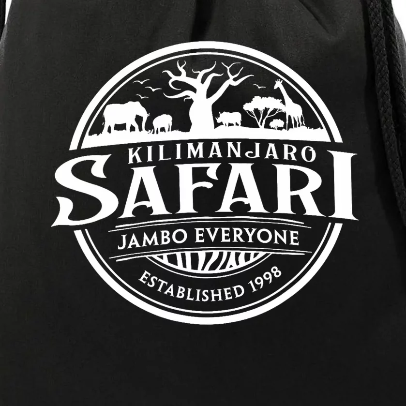 Wdw Kilimanjaro Safari Animal Kingdom Drawstring Bag