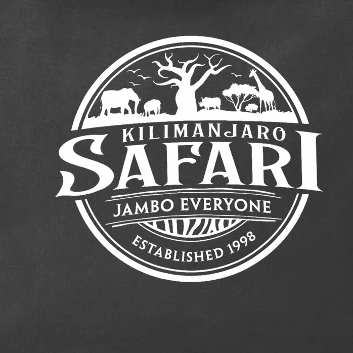 Wdw Kilimanjaro Safari Animal Kingdom Zip Tote Bag