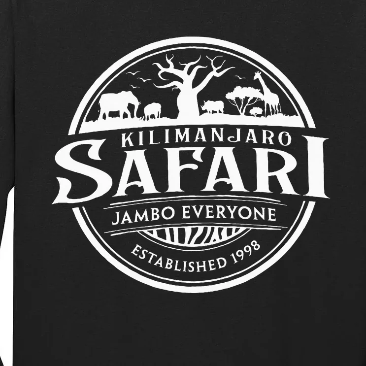 Wdw Kilimanjaro Safari Animal Kingdom Tall Long Sleeve T-Shirt