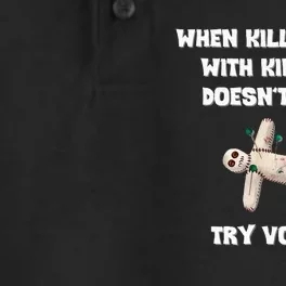 When Killing Them With Kindness Doesn’T Work Try Voodoo. Dry Zone Grid Performance Polo