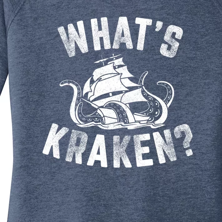 What's Kraken Women's Perfect Tri Tunic Long Sleeve Shirt