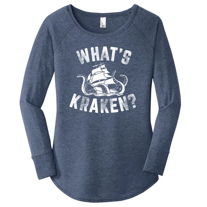 What's Kraken Women's Perfect Tri Tunic Long Sleeve Shirt