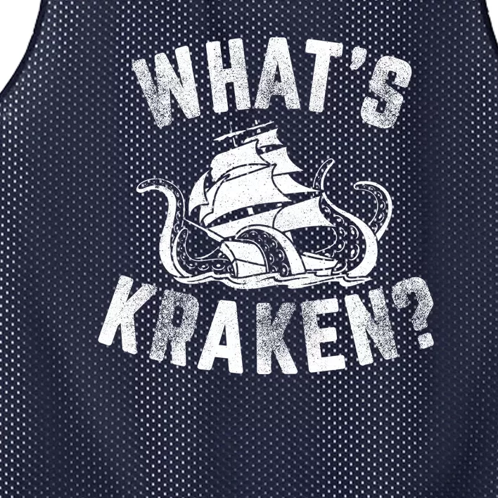 What's Kraken Mesh Reversible Basketball Jersey Tank