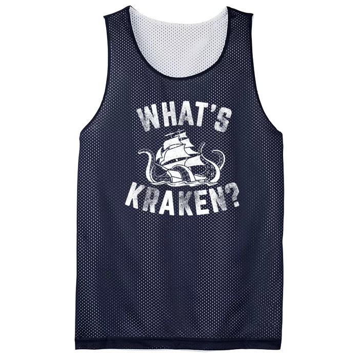 What's Kraken Mesh Reversible Basketball Jersey Tank