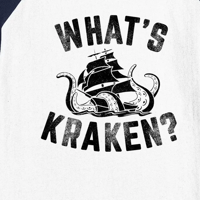 What's Kraken Baseball Sleeve Shirt