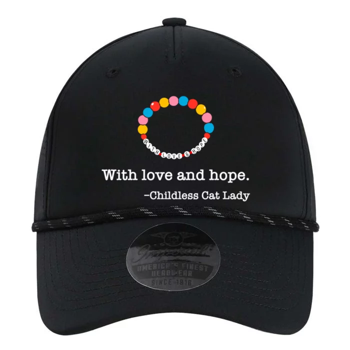 With Love And Hope Less Cat Lady Gift Performance The Dyno Cap