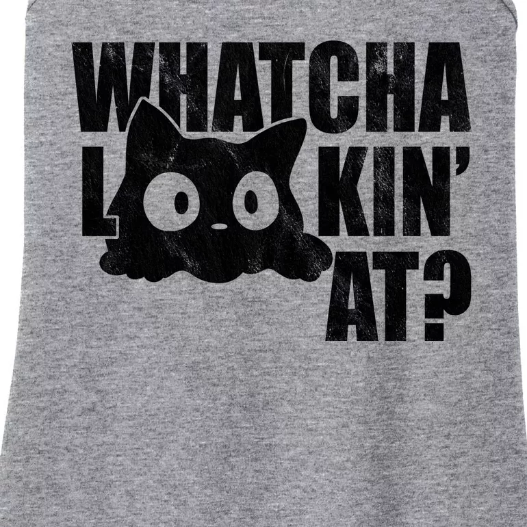 Watcha Lookin At Funny Cat Ladies Essential Tank