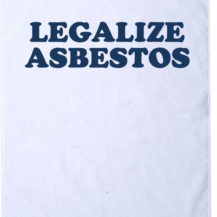 Worstshirts Legalize Asbestos Platinum Collection Golf Towel