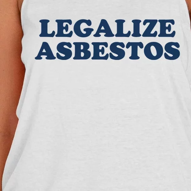 Worstshirts Legalize Asbestos Women's Knotted Racerback Tank