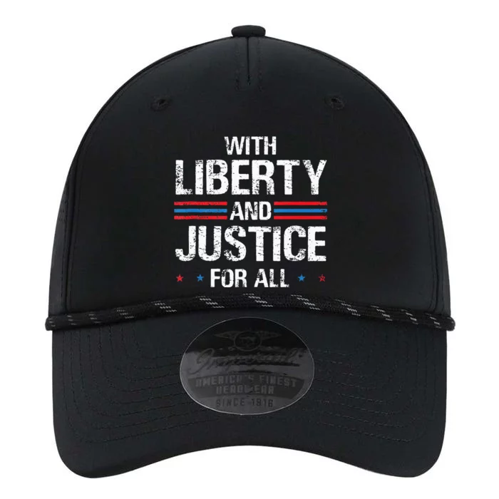 With Liberty And Justice For All Indivisible Equality Performance The Dyno Cap