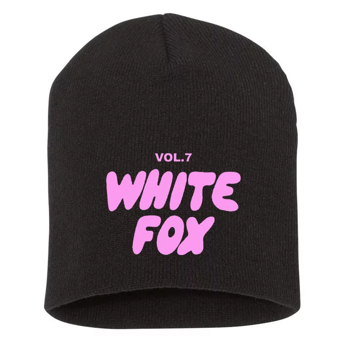 With Love Always White Fox Vol.7 Gifts Short Acrylic Beanie