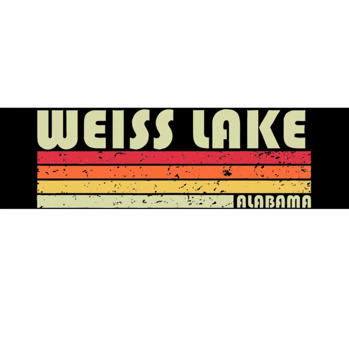 Weiss Lake Alabama Funny Fishing Camping Summer Gift Bumper Sticker