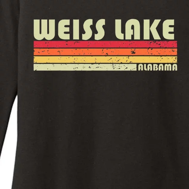 Weiss Lake Alabama Funny Fishing Camping Summer Gift Womens CVC Long Sleeve Shirt