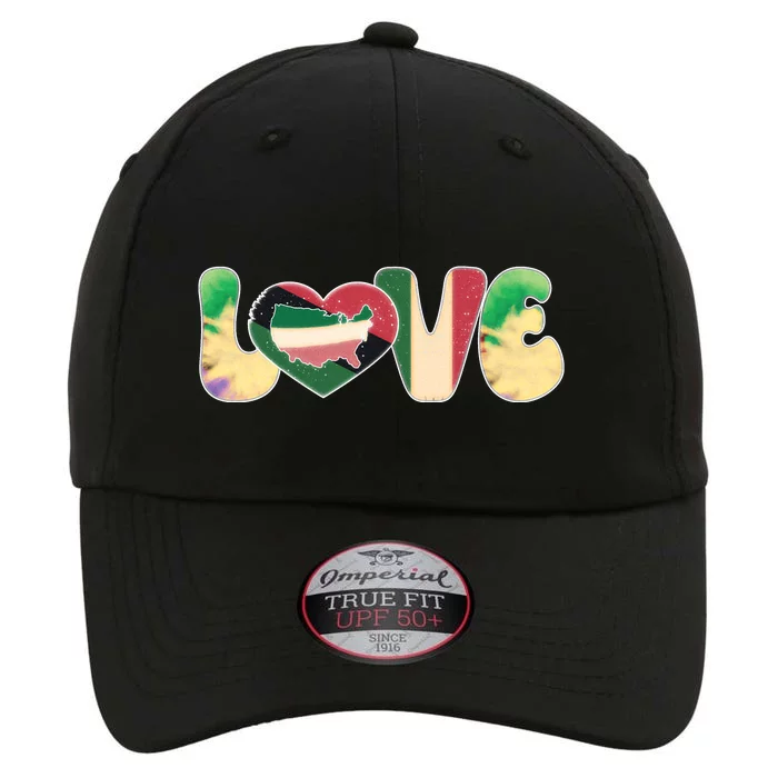 Womens Love Africa Black History Month African American The Original Performance Cap