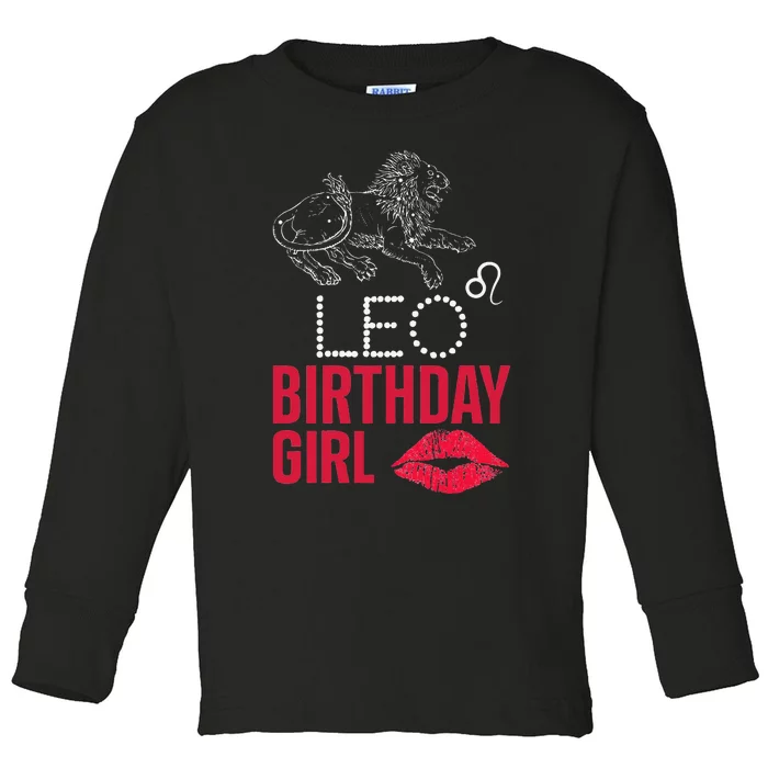 Wo Leo Birthday Toddler Long Sleeve Shirt