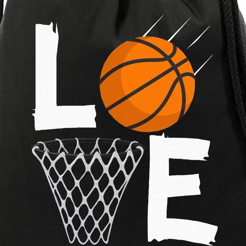 Women Love Basketball Hoodie BBall Hoodie For Drawstring Bag