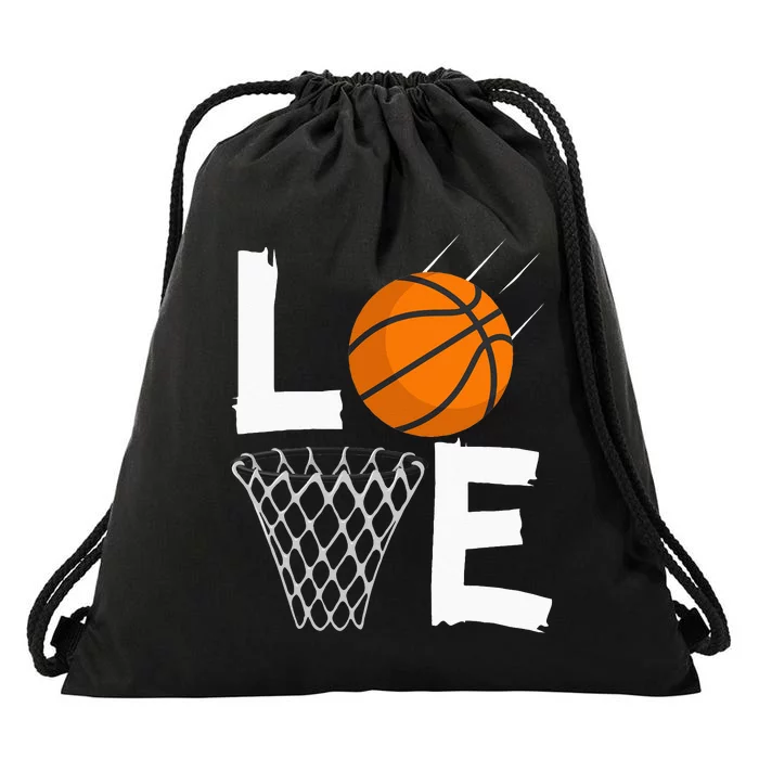 Women Love Basketball Hoodie BBall Hoodie For Drawstring Bag