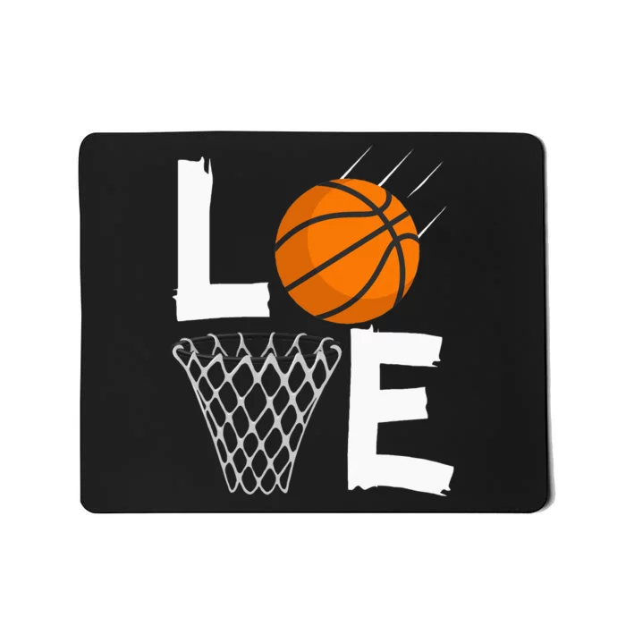 Women Love Basketball Hoodie BBall Hoodie For Mousepad