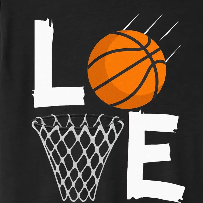 Women Love Basketball Hoodie BBall Hoodie For ChromaSoft Performance T-Shirt