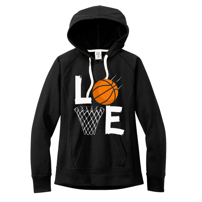 Women Love Basketball Hoodie BBall Hoodie For Women's Fleece Hoodie