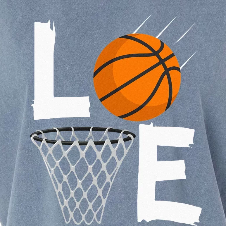 Women Love Basketball Hoodie BBall Hoodie For Garment-Dyed Women's Muscle Tee