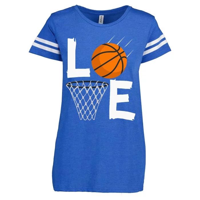 Women Love Basketball Hoodie BBall Hoodie For Enza Ladies Jersey Football T-Shirt