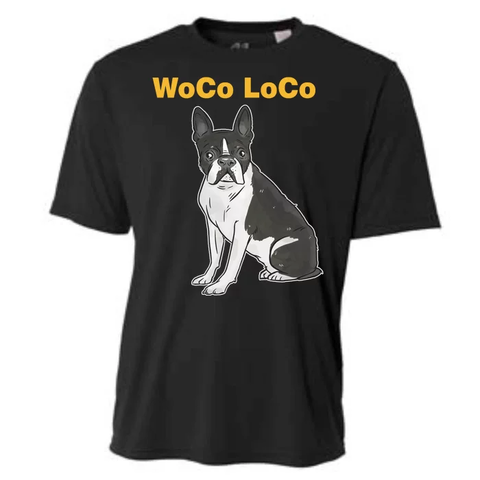 Woco Loco Boston Terrier Dog Cooling Performance Crew T-Shirt