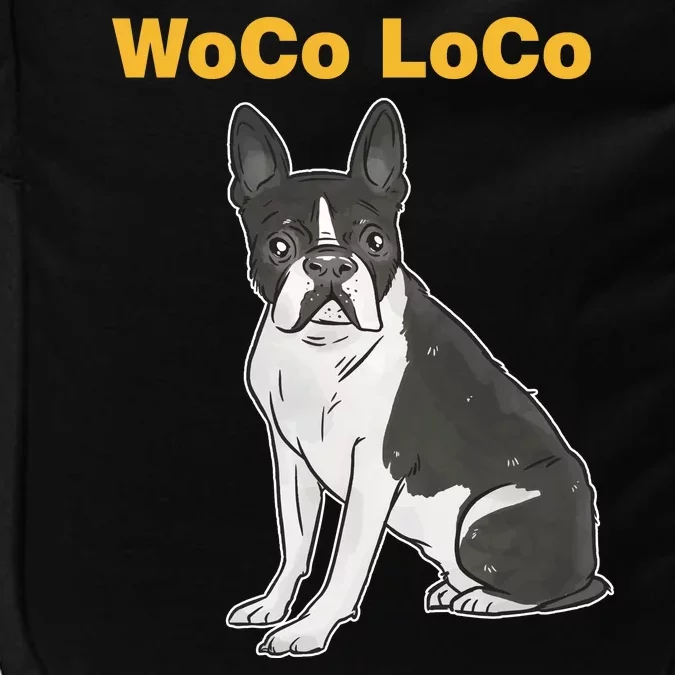 Woco Loco Boston Terrier Dog Impact Tech Backpack