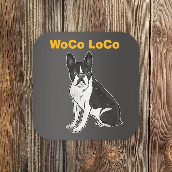 Woco Loco Boston Terrier Dog Coaster