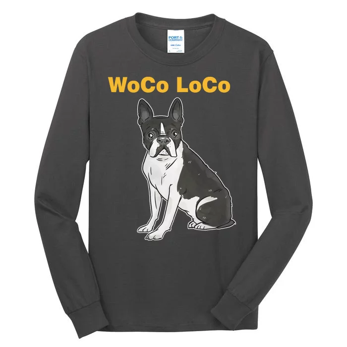 Woco Loco Boston Terrier Dog Tall Long Sleeve T-Shirt