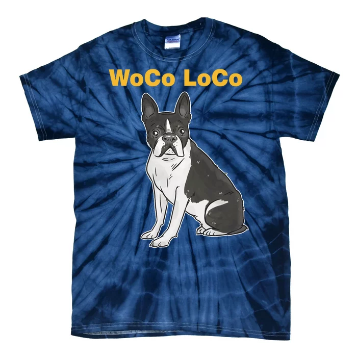 Woco Loco Boston Terrier Dog Tie-Dye T-Shirt