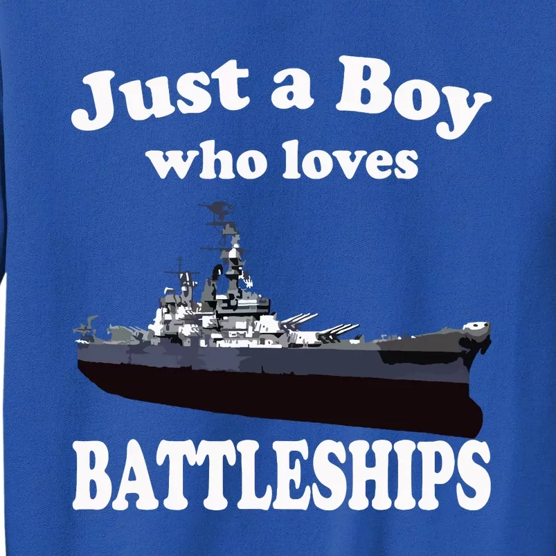 Who Loves Battleship Uss New Jersey Bb62 Ww2 Warship Sweatshirt