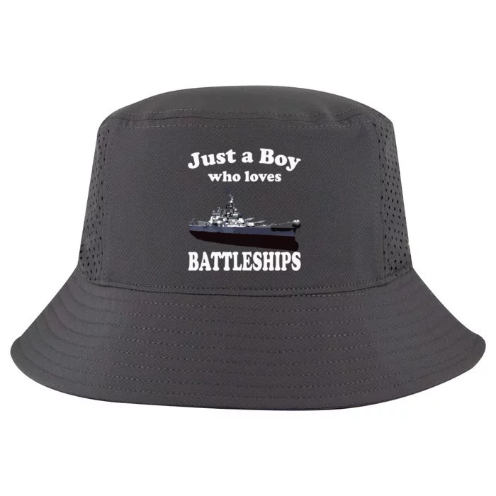 Who Loves Battleship Uss New Jersey Bb62 Ww2 Warship Cool Comfort Performance Bucket Hat