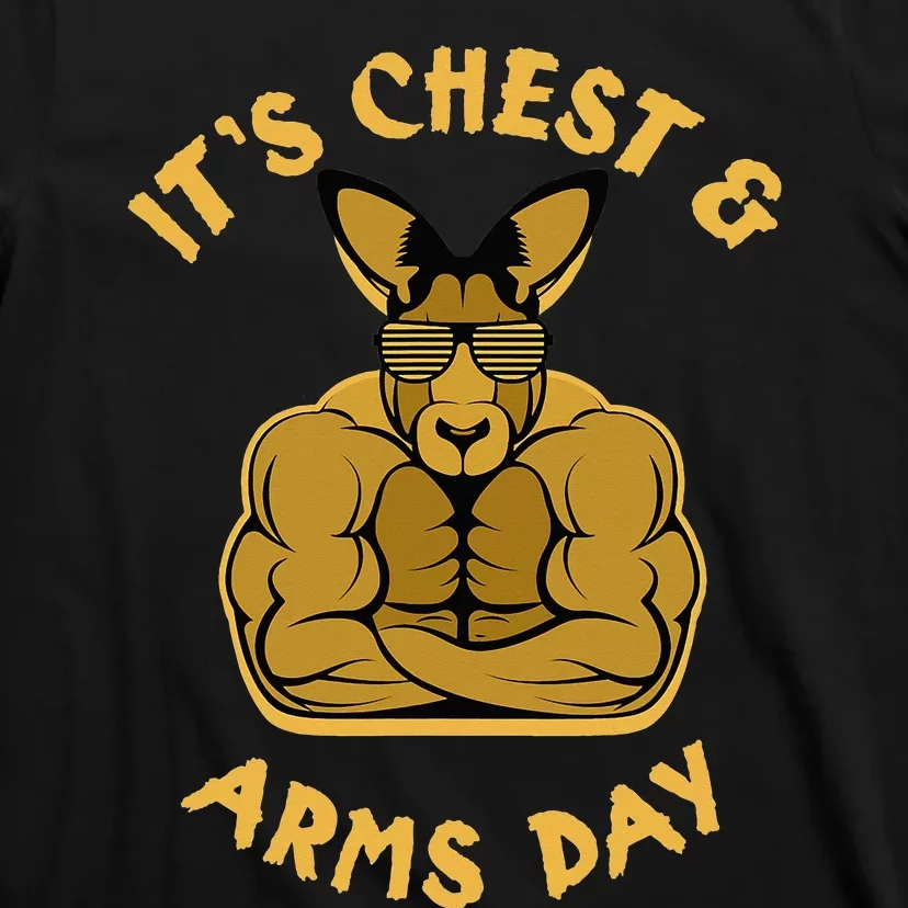 Weight Lifting Chest Arms Day Kangaroo T-Shirt