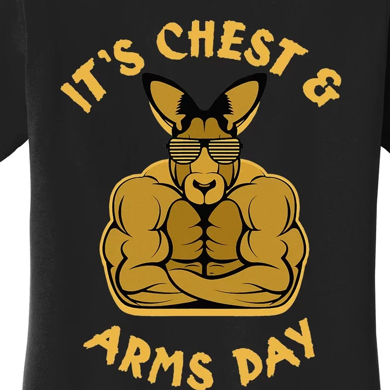 Weight Lifting Chest Arms Day Kangaroo Women's T-Shirt