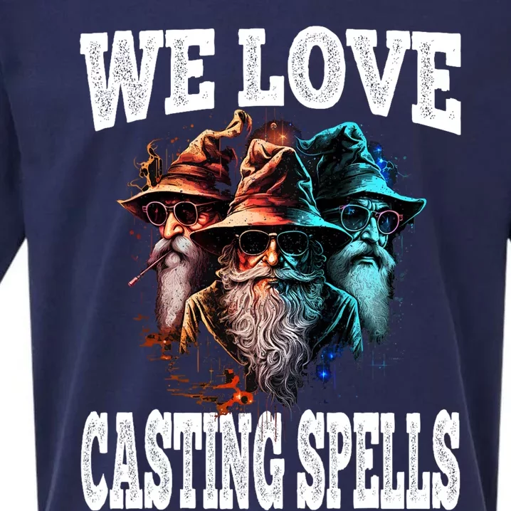 We Love Casting Spells Shadow Wizard Gang Meme Sueded Cloud Jersey T-Shirt