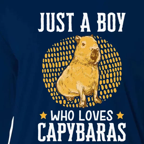 Who Loves Capybaras South American Capybara Cooling Performance Long Sleeve Crew