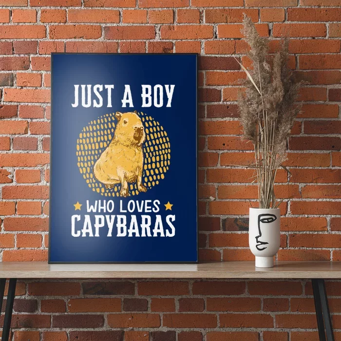 Who Loves Capybaras South American Capybara Poster